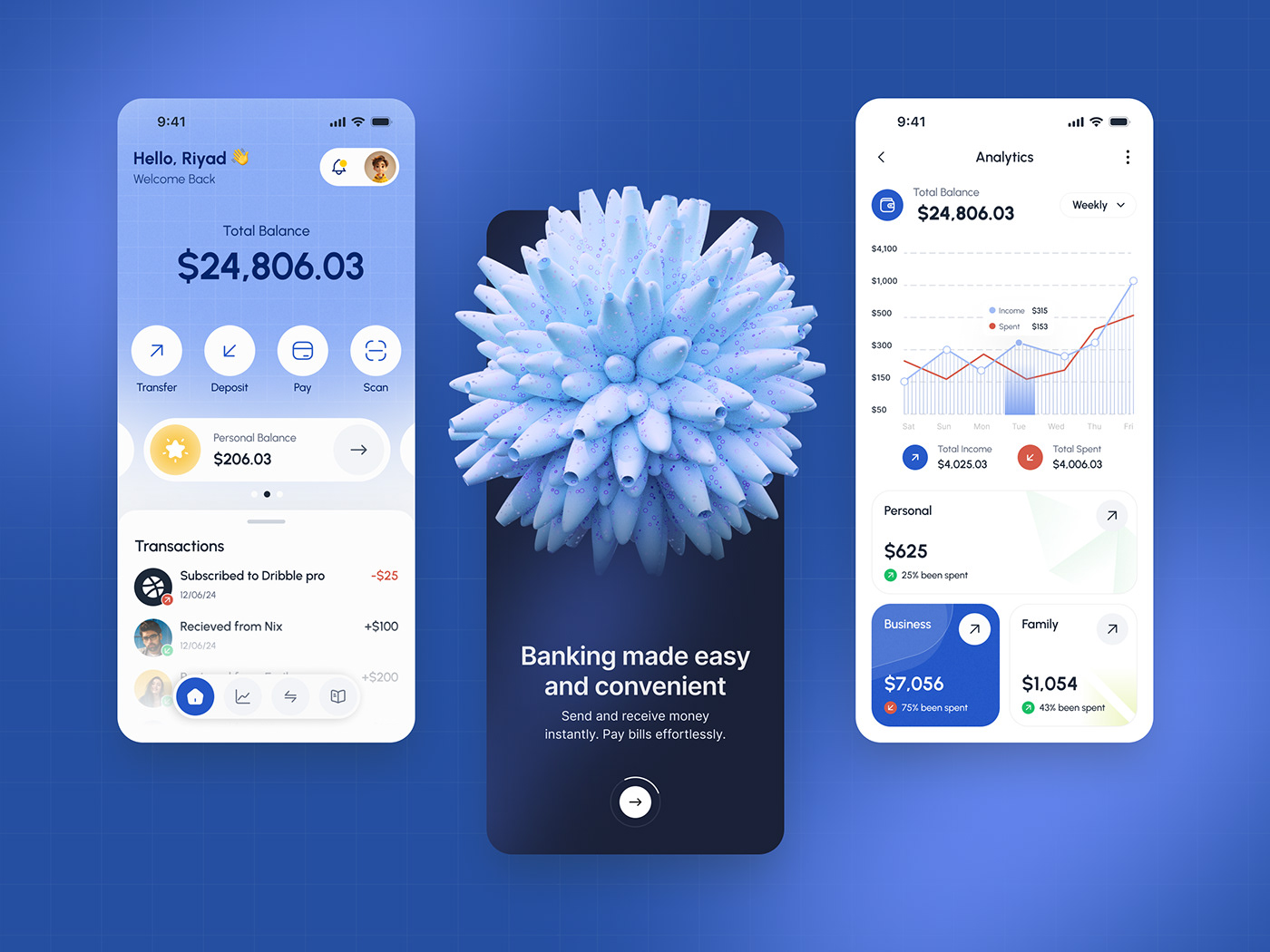 Fintech Mobile Banking App